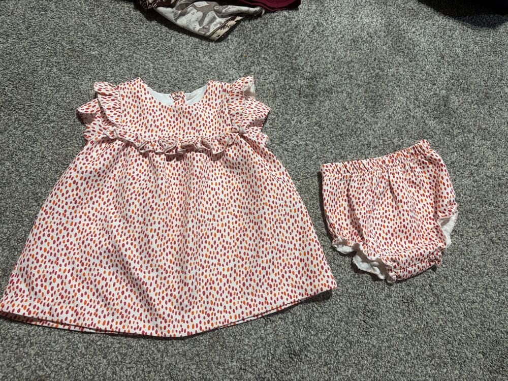Bombili girls 9 month polka dot dress